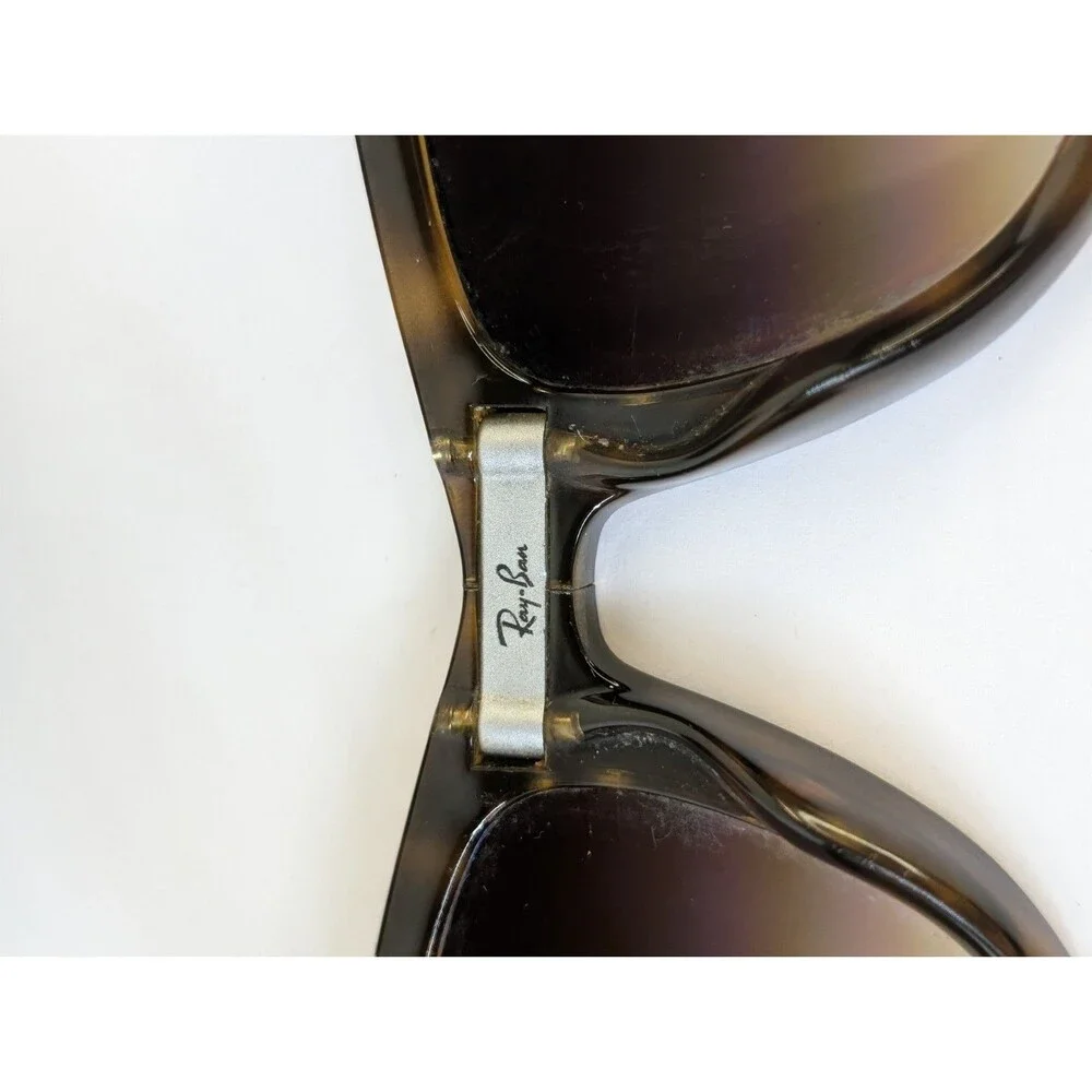 Ray-Ban RB4105 Folding Wayfarer Sunglasses Havana Brown Gradient 710/51 Foldable